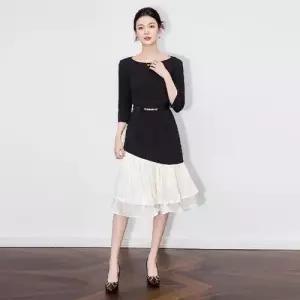 EAMT 원피스 여성 럭셔리 언밸런스 YJ1