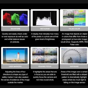 17.3인치 디스플레이 1920x1080 IPS LCD 화면 Lilliput Q17 12G-SDI/HDMI HDR 모니터 파형/벡터스코프/포커