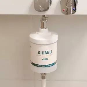 [실리밀리] 유산균 품은 9단계 대용량 정수 샤워필터 (6개월 항균 비타민필터 올인원)