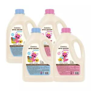 핑크퐁 베이비 세제/유연제 용기 3L 2+2 대용량