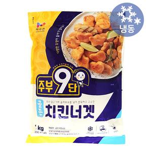 목우촌 주부9단 골든치킨너겟 1kg/냉동 국산 닭고기 올리브유 에어프라이어 치킨