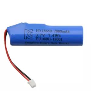 2핀커넥터 18650 리튬이온전지 2000mAh 3.7V 재사용배터리