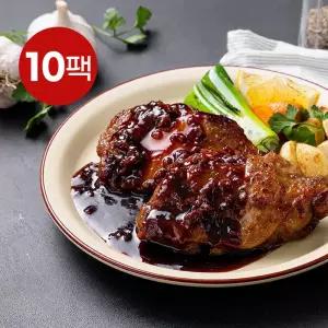 흑닭 그릴드 닭다리살 블랙갈릭맛100g 10팩