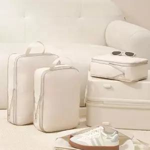 캐리어 정리함 휴대용 다용도 수납함 여행용 압축 파우치 정리 보관 보관함 이불