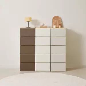 씨밀렉스 5단 수납 서랍장 실용가구 루나핏 레귤러 400L 플라스틱