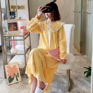 [하프클럽/알티피아]잠옷원피스 여름잠옷 카라레이스