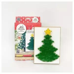 창의미술- 스트링아트 크리스마스 트리 만들기 1인용 실습키트