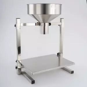 음식 국물 소분기 스텐 포장 주방 깔때기 브래킷