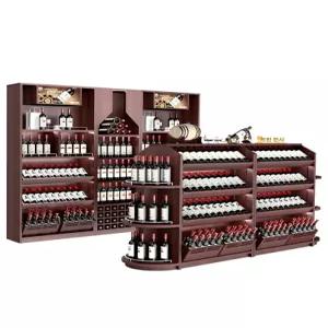 원형 와인진열장 와인렉 샴페인 매장 쇼케이스 판매 거치대 선반 디스플레이