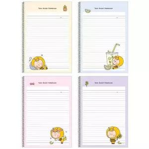 ibis 1000 슬림원링노트(꿀탱이) 1세트 5개입 11614