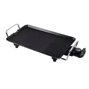 캠핑용 전기그릴 소형 삼겹살 불판 조리 5단계 온도조절기 스테이크 숯불 바베큐 소세지 생선 해산물