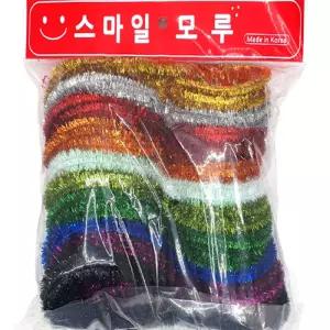 10색 반짝이모루 반짝이10000모루 크리스마스 데코/만들기/세트/미술/재료/여름/방학/돌봄/교실/초등학생