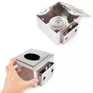 케이스 12x12x8cm 튼튼한 함 냅킨 1p 스텐