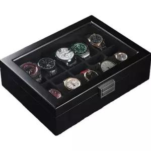 손목시계정리케이스 예물 보관함 드레스룸 워치 와인더 가죽 시계보관함 진열대 정리함