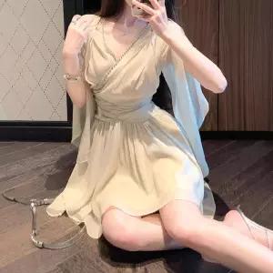 치마 원피스 봄 여름옷 쉬폰 여자원피스 원템1