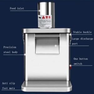 220V/50HZ 완전 자동 야채 슬라이서 상업용 당근 감자 양파 펠렛