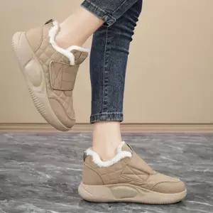 튜므 스폰지쿠션 여성 털 운동화 미끄럼방지 겨울 방한화