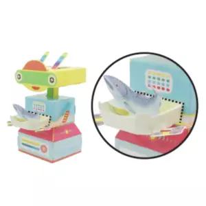 4인용 서빙로봇만들기 EVA 바퀴회전 오토마타 종이 초등 재밌는 과학체험