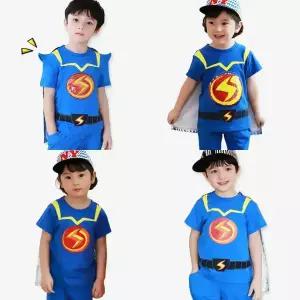 EBS 정품 신상 번개맨옷 상하복 번개걸옷