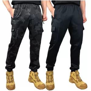 원 플러스 원 봄 가을 조거 작업복바지 WF 등산바지 빅사이즈 스판 등산복 남성 남자 노가다 용접 민방위 카고 조거