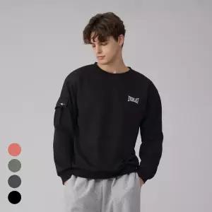 에버라스트 남자 맨투맨 티셔츠 카고포켓 긴팔티