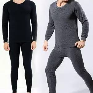 내의 방한 겨울 필수품 기모 히트텍 보온 세트 남성 (KYR-WFH7BK7)