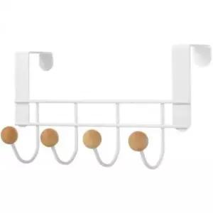 [생활] 도어훅 벽면 소품걸이 옷걸이 무타공 6구