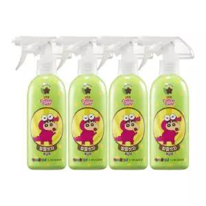 온더바디 코튼풋 발을씻자 풋샴푸 짱구 385ml 초코민트 4개