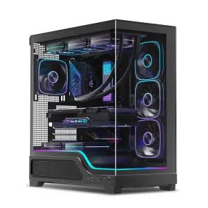 :마이크로닉스 WIZMAX 슬로프 C30 컴퓨터 PC 케이스 (블랙)