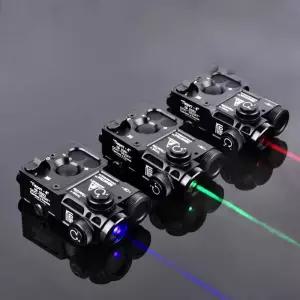 레이저 표적 지시기 블랙 후레쉬 전술 포인터 다기능 미니 밀리터리 서바이벌