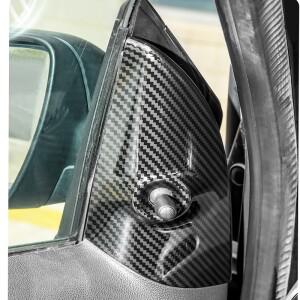 호환 자동차 A 필러 장식 커버 스티커 메르세데스 스마트 451 Fortwo 액세서리 수정을위한 백미러 조정 트