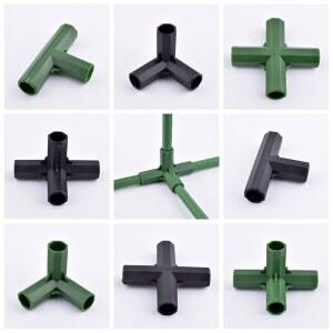 30개 정원 온실 건축 부품 꽃꽂이대 옷장 가구 식물 지지대 펜싱 연결용 프레임 연결부 11MM