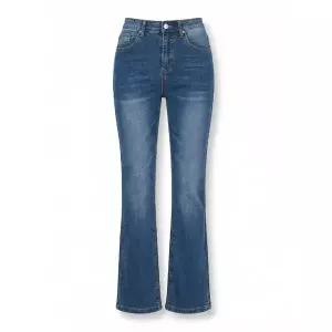 [하프클럽/]KARRA (99까지)레인세미부츠컷데님팬츠_A6S0155