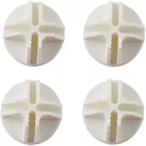 모듈형 옷장 수납 정리함 및 와이어 그리드 큐브 장착 정리 시스템 장착형 시스템을 위한 20Pcs 화이트