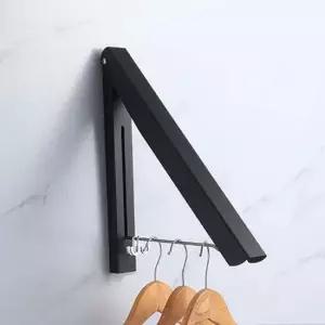 원룸행거 접이식 벽 옷걸이 벽걸이 행거 폴딩옷걸이 발코니행거