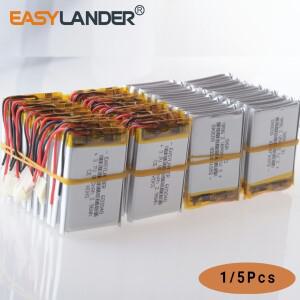 실리콘 와이어 3.7V 800mAh 603040 베이비 모니터 용 리튬 이온 Lipo 폴리머 배터리 Bluedio 헤드폰 랜턴