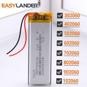 102060 3.7V 1200mAh 리포 리튬 이온 폴리머 배터리