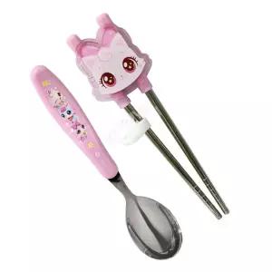 마리빙 유치원숟 양손젓가락세트 연습용 1P 위시캣 스푼 단품 어린이집숟