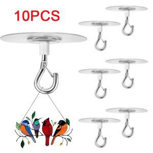 자체 접착식 헤비 듀티 천장 후크 벽 풍선 식물 꽃 바구니 홈 데코 걸이형 보관 홀더 액세서리