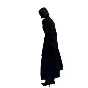 EAMT 빨강 롱 머메이드 스트링 앙콜라 여성코트 모직코트 오버사이즈 캐시미어코트 빅포켓 YJ1