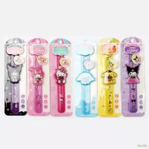 산리오 캐릭터 패션 유치원생 스냅 워치 굿즈 여자 어린이 손목시계