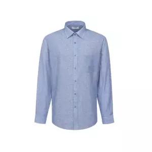 [롯데백화점]레노마 린넨혼방 스킵 스트라이프 긴소매 일반핏셔츠 ROSSG1053