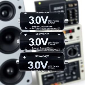 2PCS 3v 3000f 스폿 용접기 커패시턴스 2.7V 고전류 슈퍼 커패시터 18v 500f 패러데이 capac 자동차 정류기