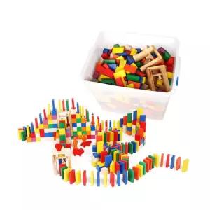 돌봄센터 원목블록쌓기 종 계단 도미노게임 어린이집 수세기 유치원 아동센터 5살 3살