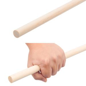 원형나무파이프 옷걸이 원목봉 18x900mm