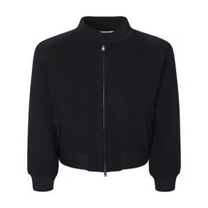 헤지스 남성 24FW [반값세일][스테디셀러]네이비 단색 울혼방 캐주얼점퍼 WHJU4D804N2