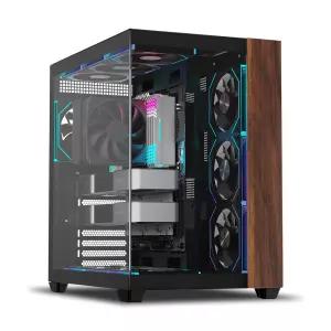 마이크로닉스 WIZMAX 우드리안 MAX ATX PC 케이스