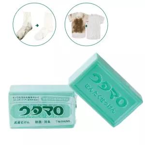 우타마로 일본 빨래비누 세탁비누 133g x 2개 손빨래 애벌빨래 묵은때 찌든때 제거