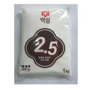 CJ 백설 바이오핵산 발효조미료2.5 1kg