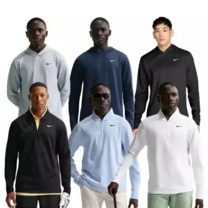 나이키 골프웨어 남성 긴팔 미드레이어 벨로시티 집업